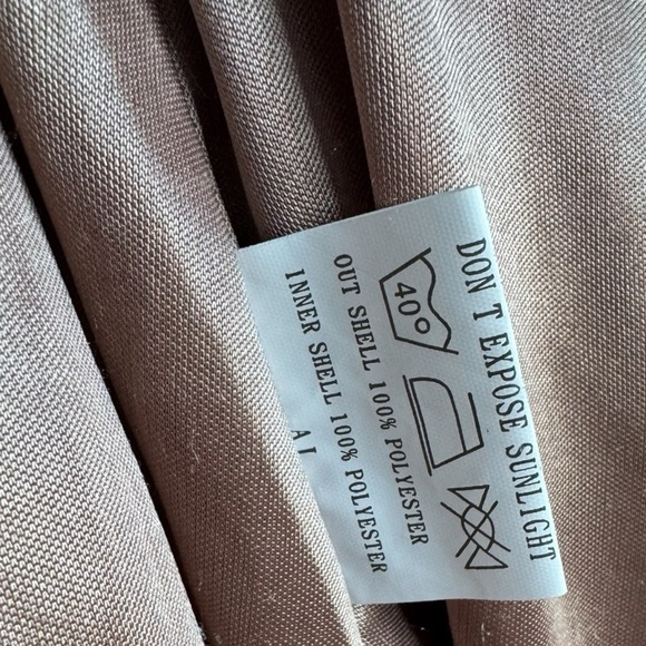 REVELRY Asher Velvet Dress in Champagne | Bridesmaid | Cross Straps Front Slit 4 - Picture 8 of 11